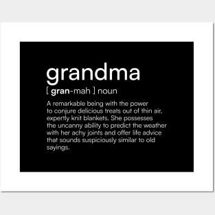 Funny Grandma Definition Posters and Art